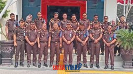 foto istimewa  : Aswas Kejati Sulteng Musafir Usai Kunker Ke Kejaksaan Negeri banggai Timnya serta para Kasi 
